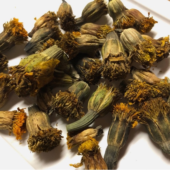 Giant African Marigold Orange Yellow DRIED SEED HEADS Organic 2024~ 1/2 oz - Picture 3 of 4